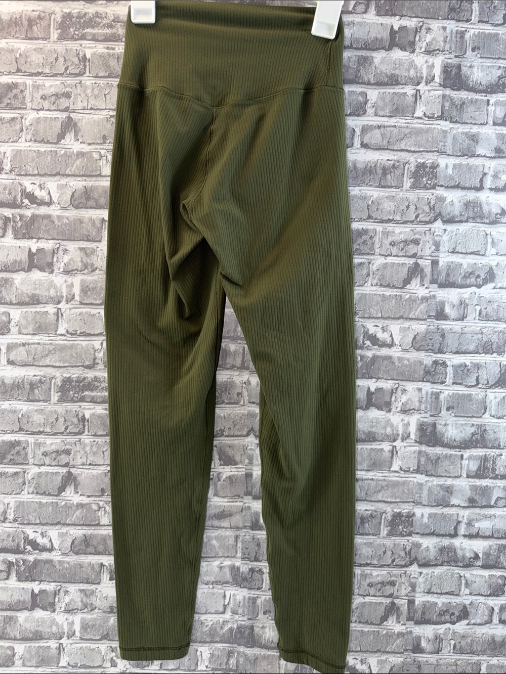 Offline by aerie Olive Green Ribbed Stretch leggings